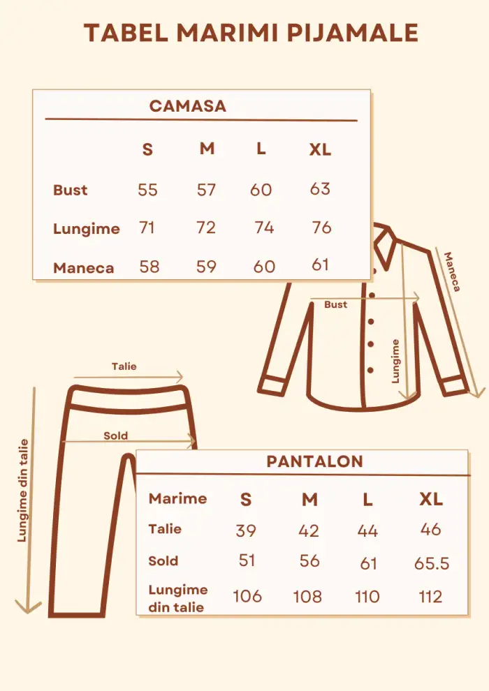 Pijamale damă din in - Antracite XL