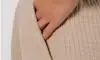Pantalon Damă de Muselină Lejeri cu Talie Elastică Beige L