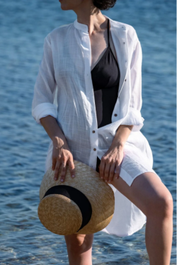 Rochie Tip Cămașă Plajă - Salda S