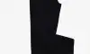 Pantaloni Damă de Muselină Lejeri cu Talie Elastică Black S